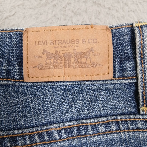 Levi's 515 Boot Cut Jeans Women's 6 Short Medium Wash Stretch Denim - Picture 4 of 10